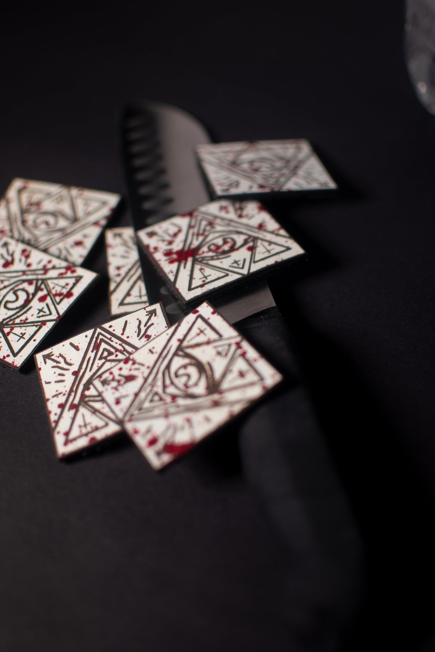 Blood Lust Leather GITD Patches