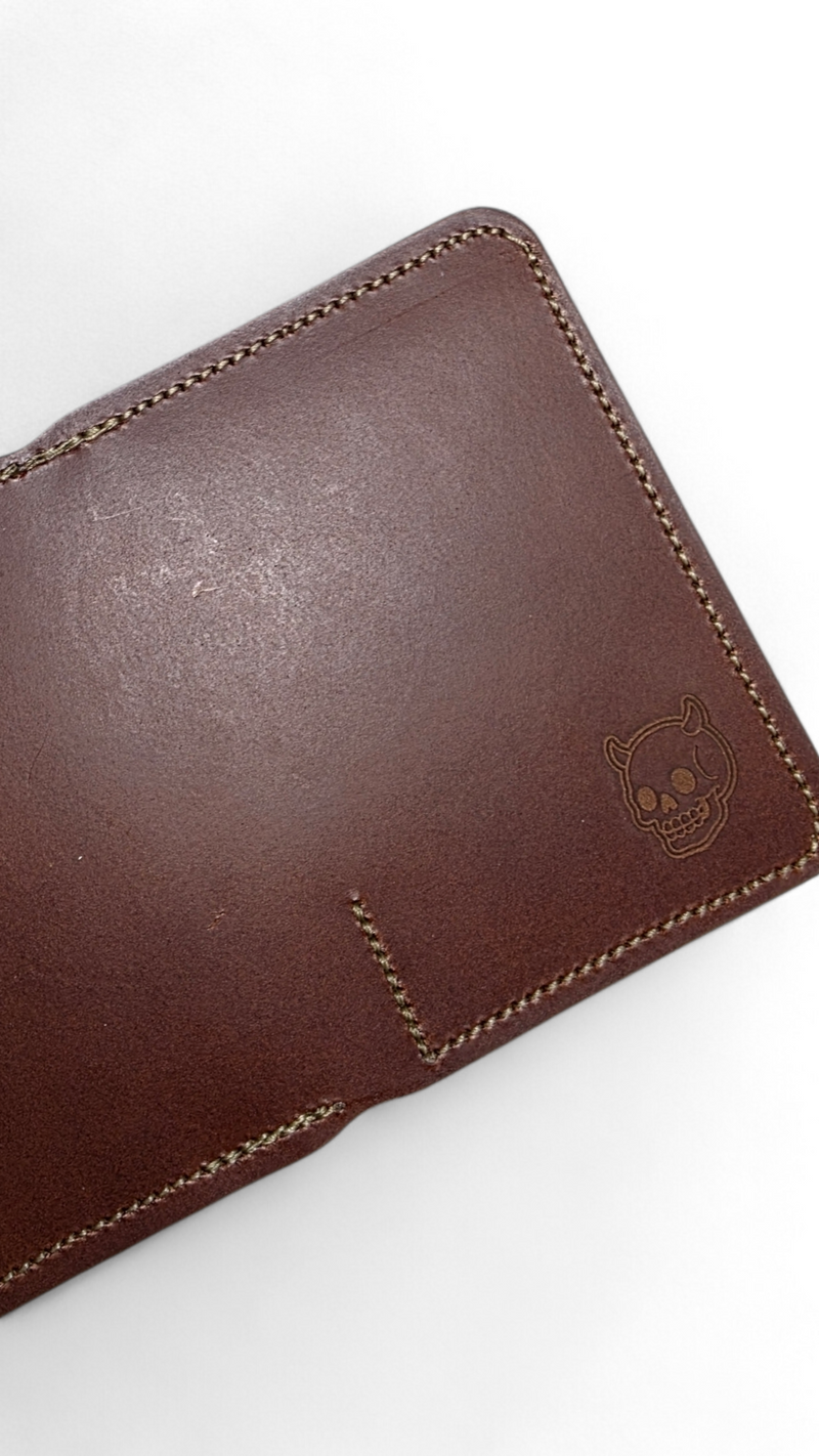 Leather wallets Red Devil/Brown Recluse